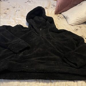 Express Black Fleece Jacket